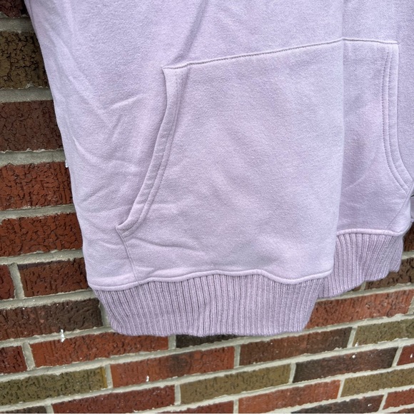 Dunnes European Lavender Purple Over Sized Pull Over Hoodie - Picture 3 of 4